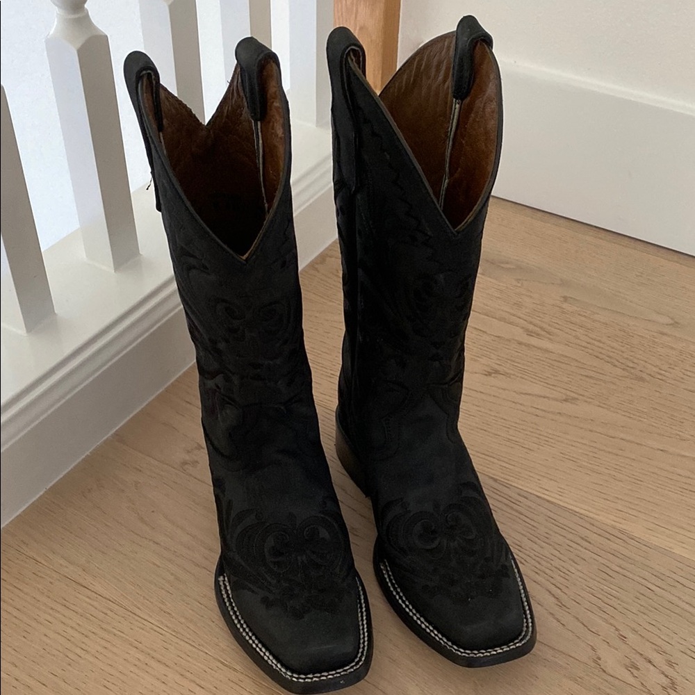 Black Western Cowboy Boots
